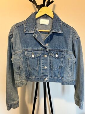 OAK + FORT Light Blue Denim Jacket